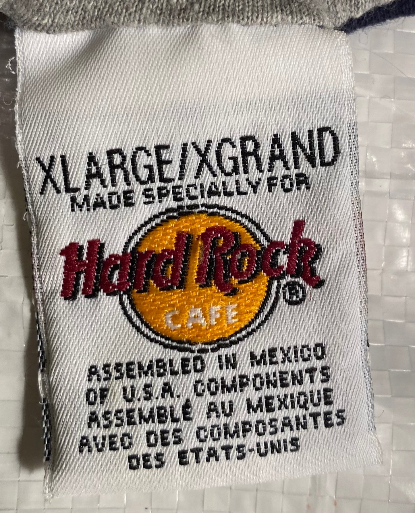 Vintage Hard Rock Cafe Chicago Double-Sided Tee – Reversible Navy/Grey