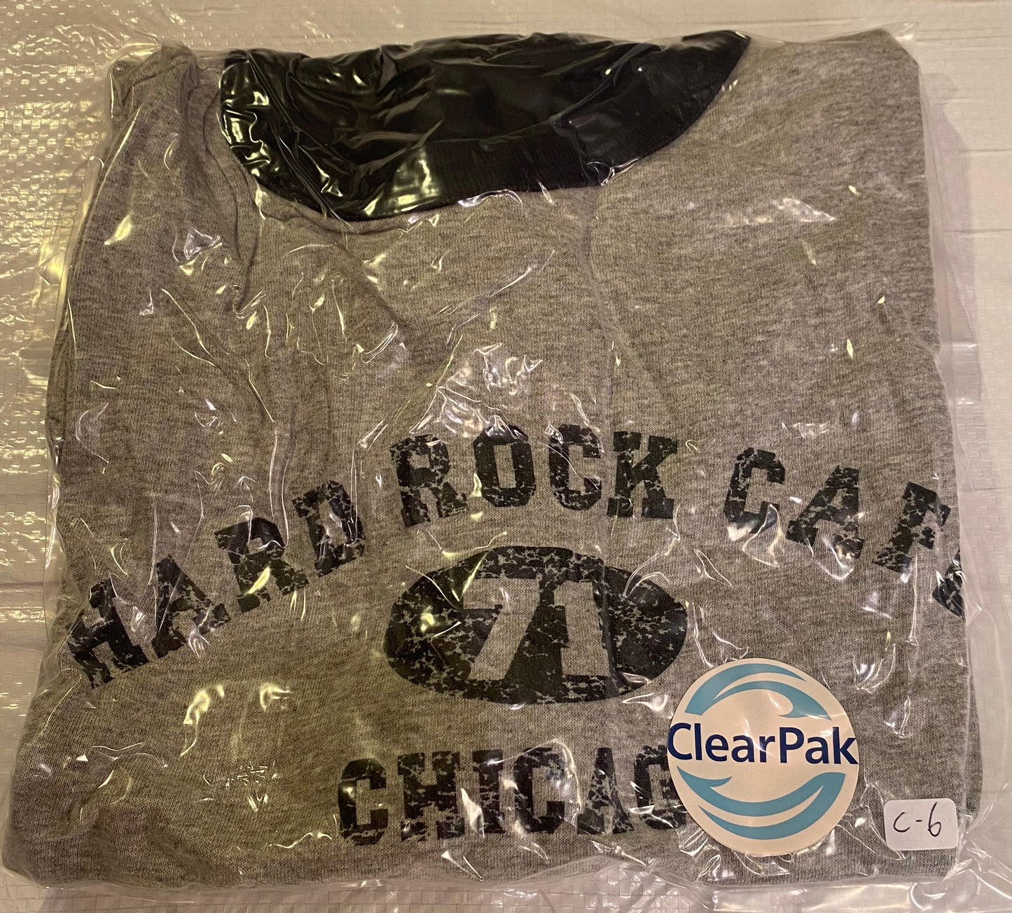 Vintage Hard Rock Cafe Chicago Double-Sided Tee – Reversible Navy/Grey
