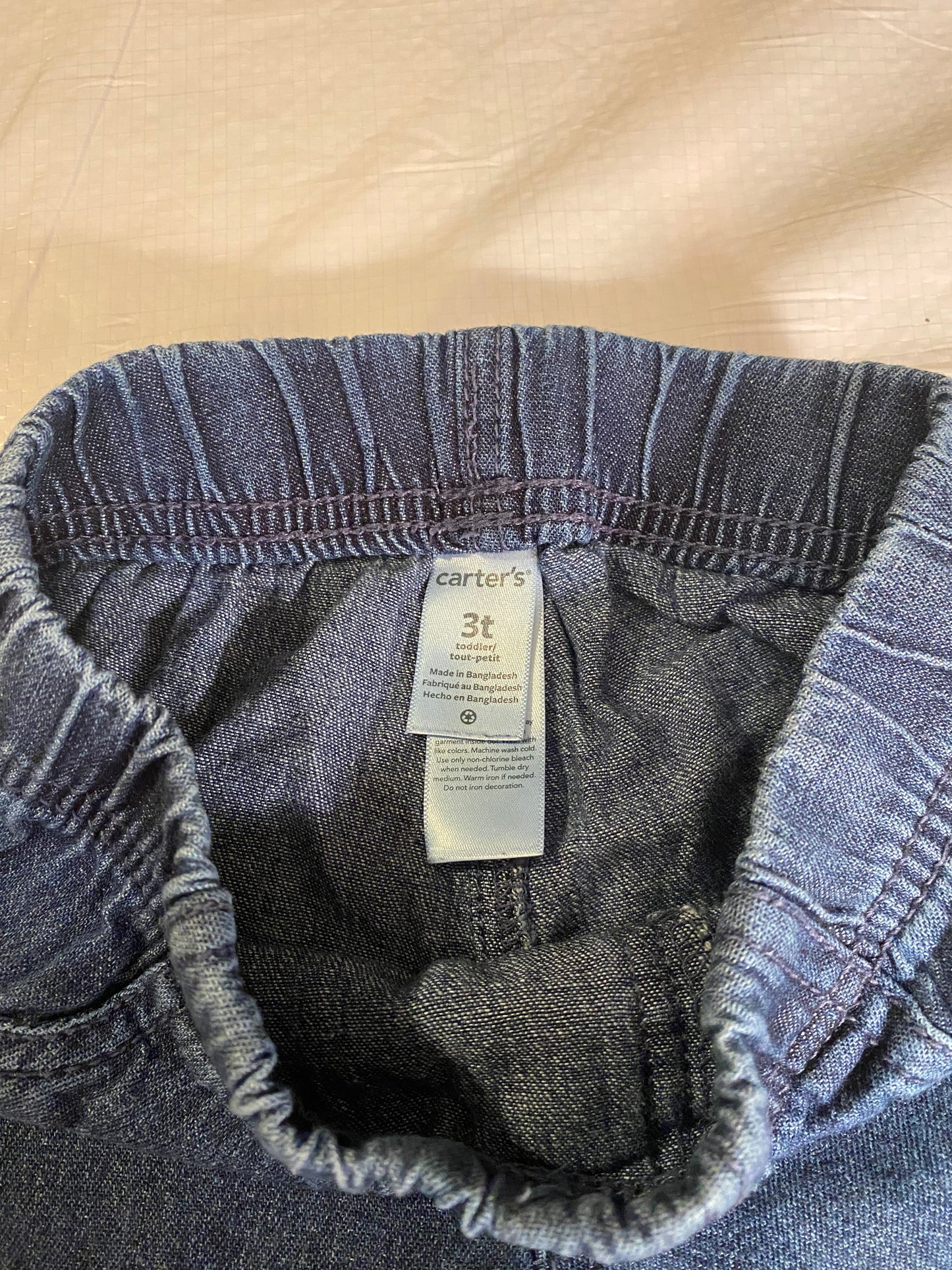 Carter’s Dark Wash Pull-On Jeans Toddler Fit