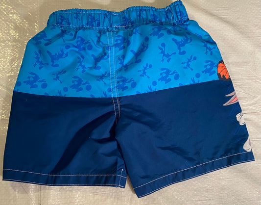 Space Jam 18M Boys Swim Trunks - Bugs Bunny & Daffy Duck