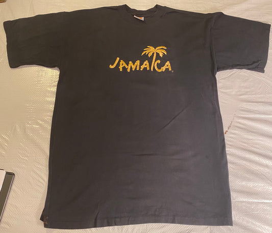 Vintage Jamaica Embroidered Palm Tree Tee