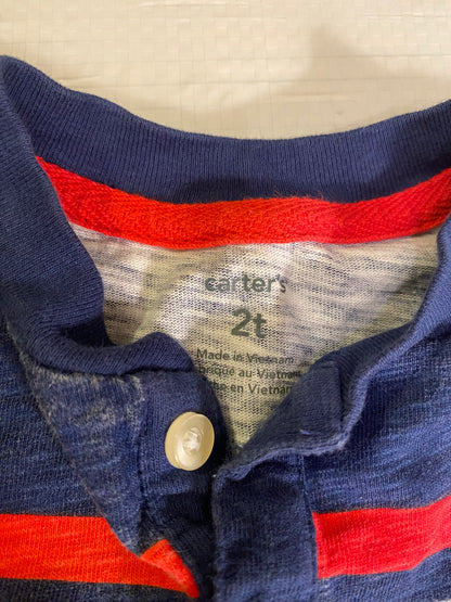 Carter’s Toddler Boys’ Stripped shirt – Size 2T