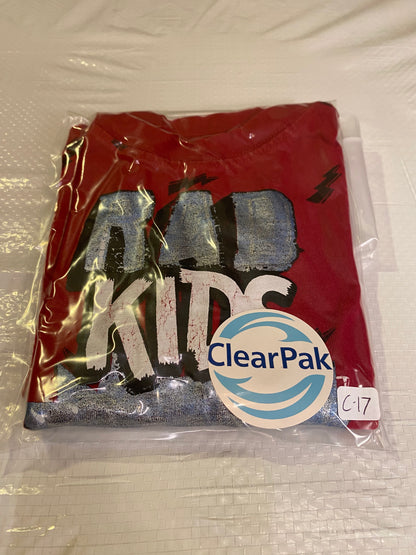 Red “RAD KIDS” Lightning Bolt Long Sleeve Shirt